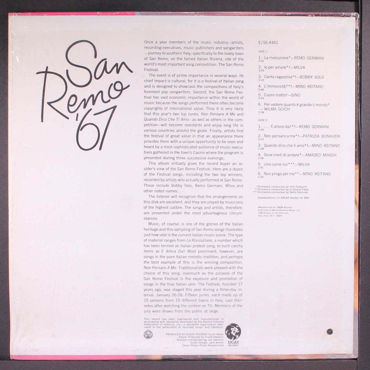 san remo '67 by VARIOUS