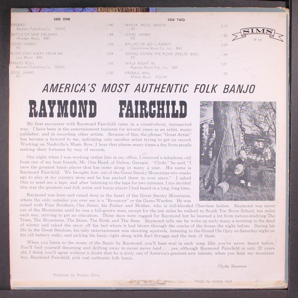 america's most authentic folk banjo by RAYMOND FAIRCHILD