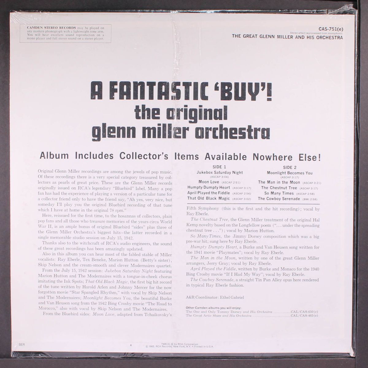 the great by GLENN MILLER