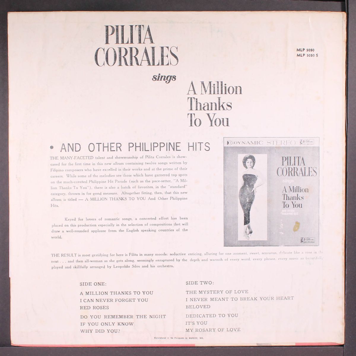a million thanks to you by PILITA CORRALES