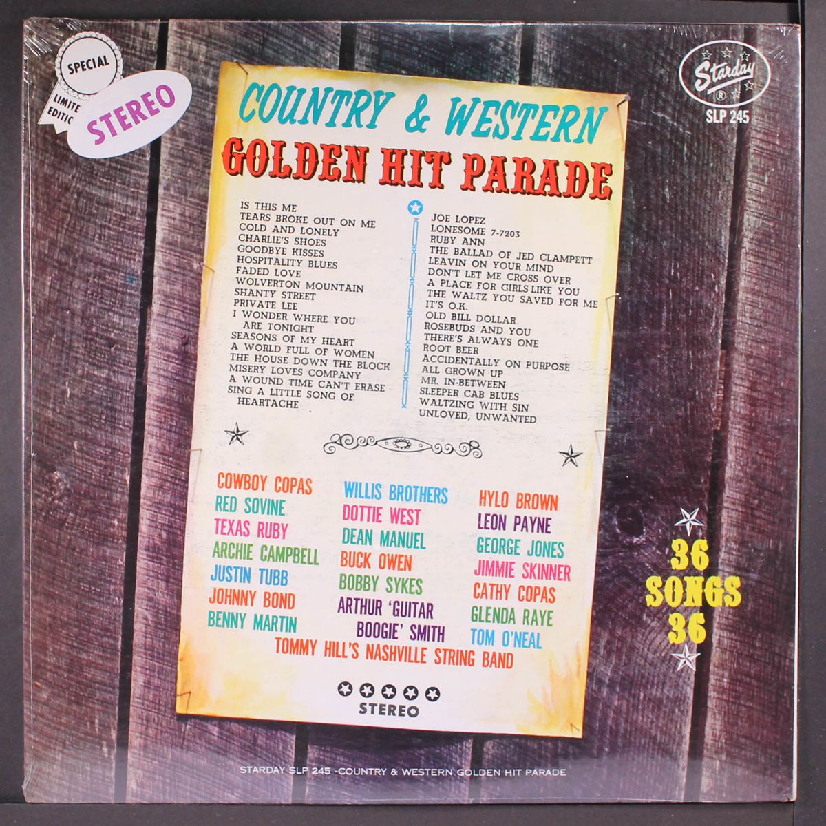 country & western golden hit parade by VARIOUS