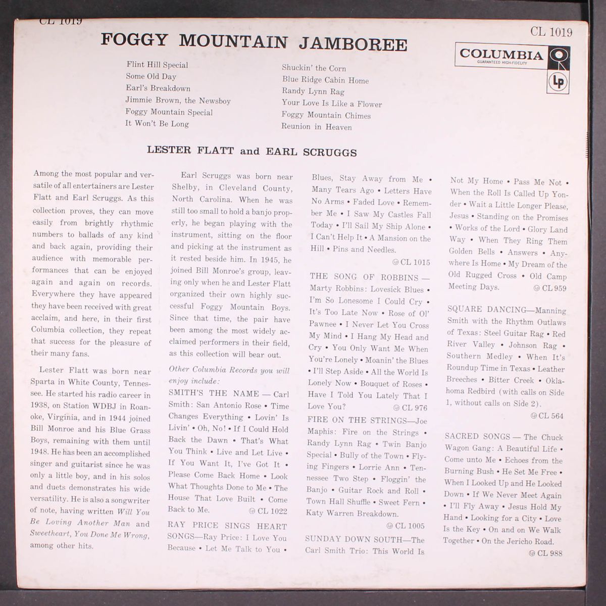 foggy mountain jamboree by FLATT & SCRUGGS