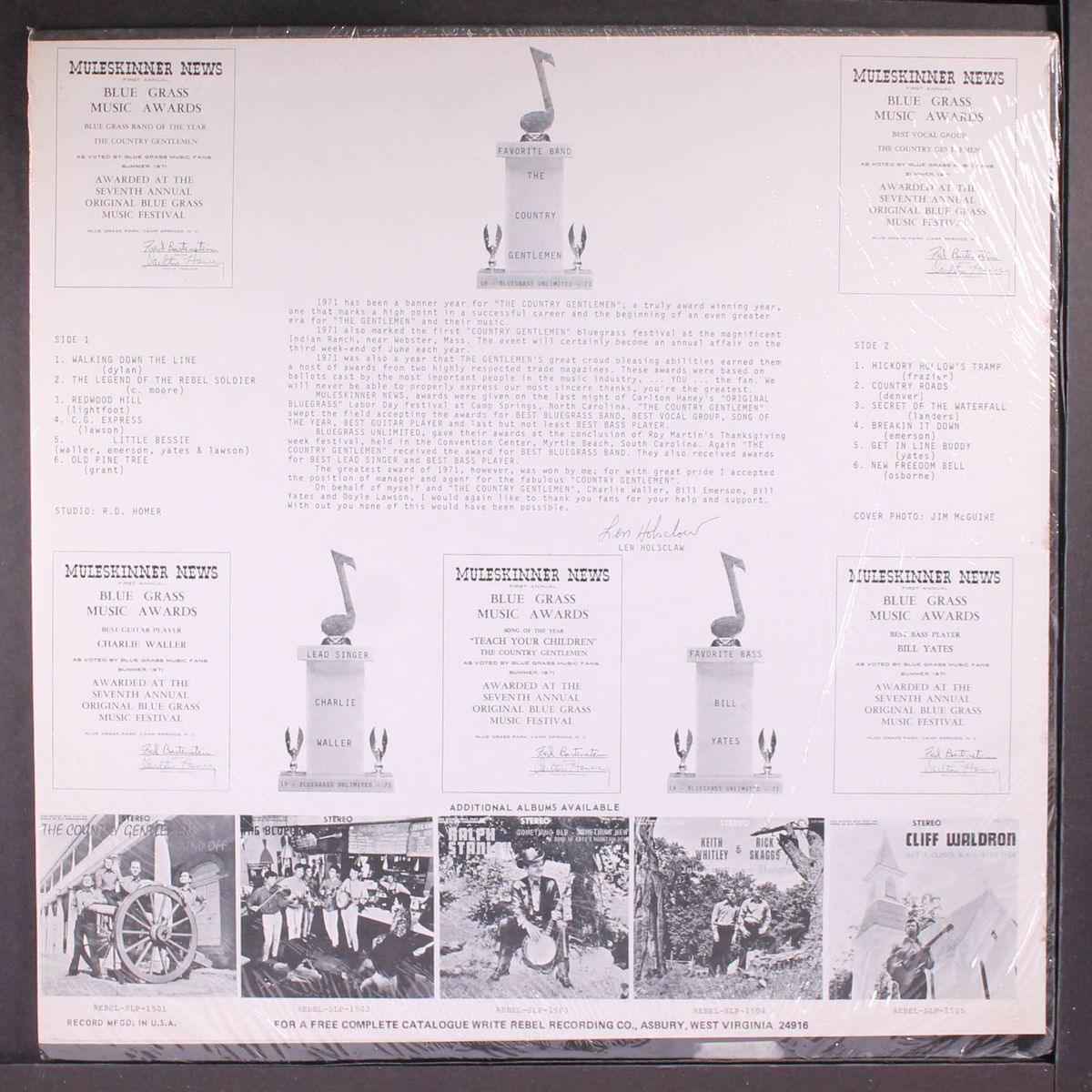 the award winning by COUNTRY GENTLEMEN