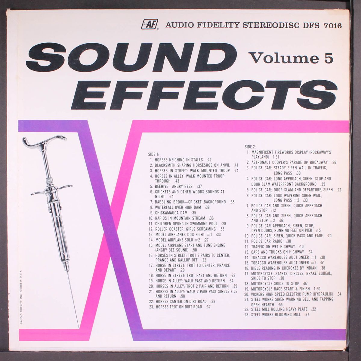 sound effects vol. 5 by NO ARTIST