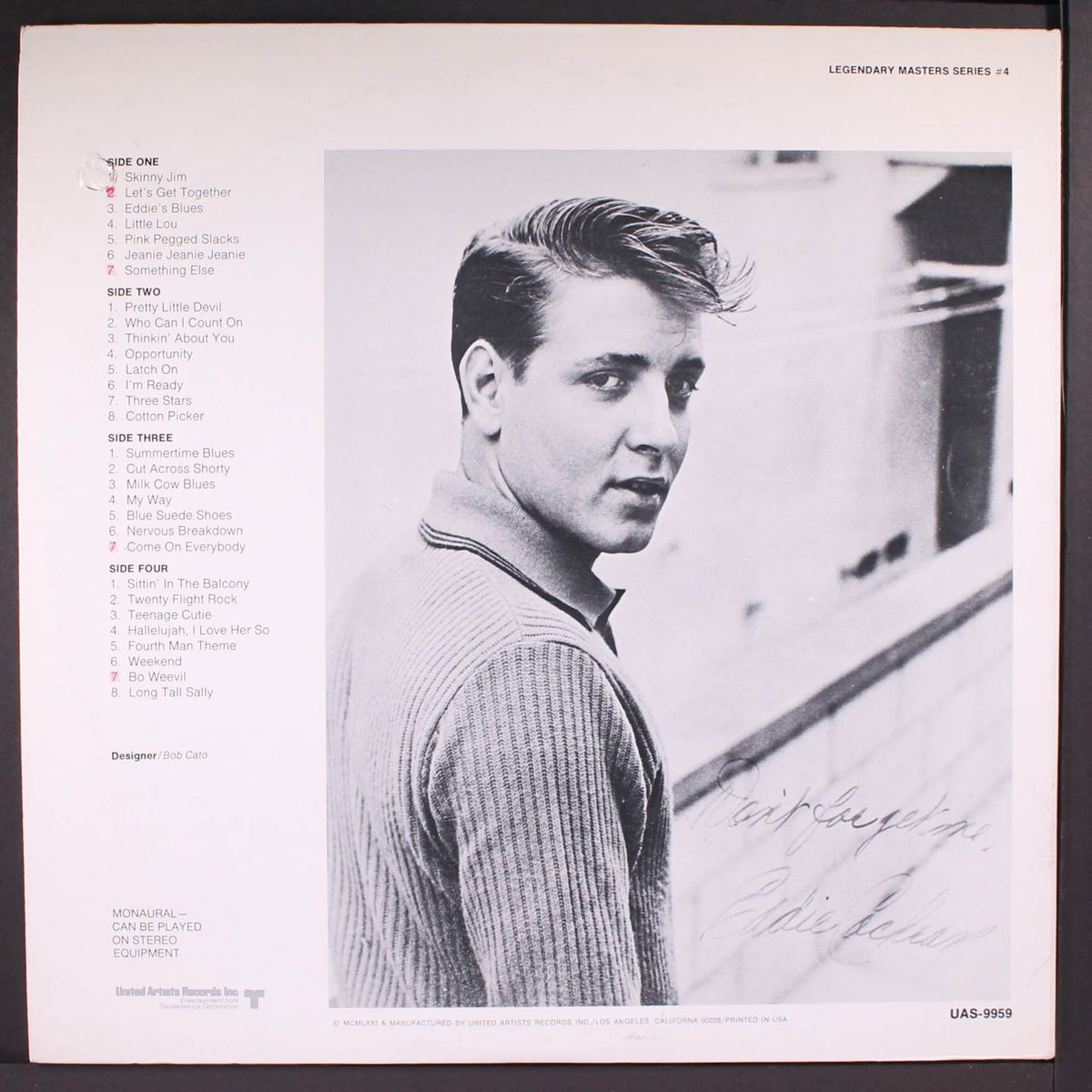 legendary masters series #4 by EDDIE COCHRAN