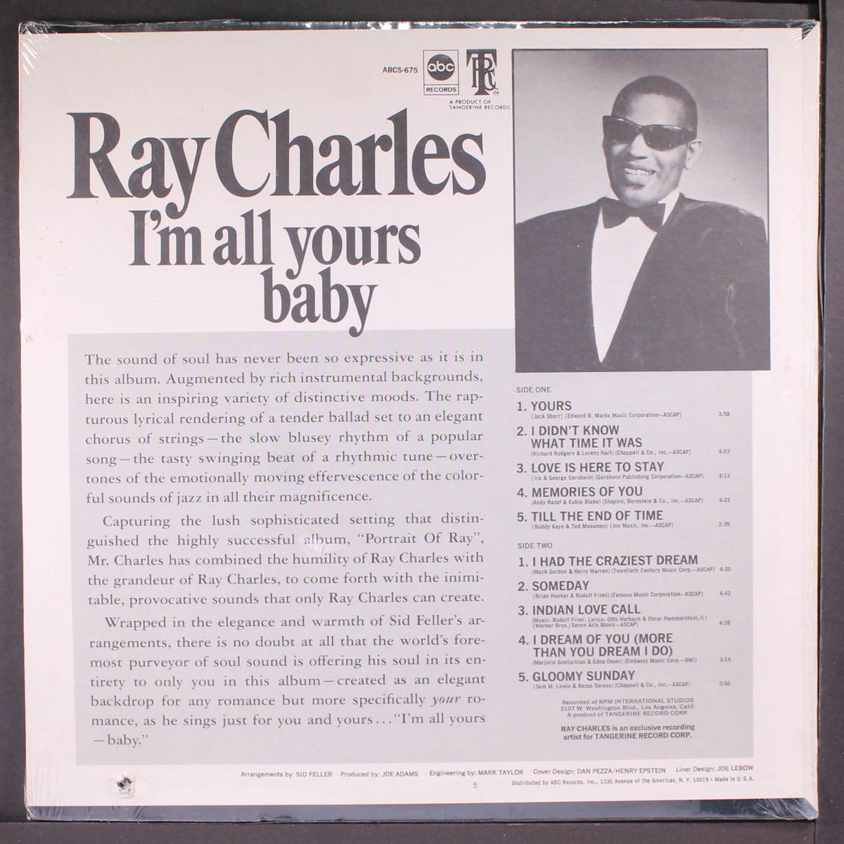 i'm all yours baby! by RAY CHARLES
