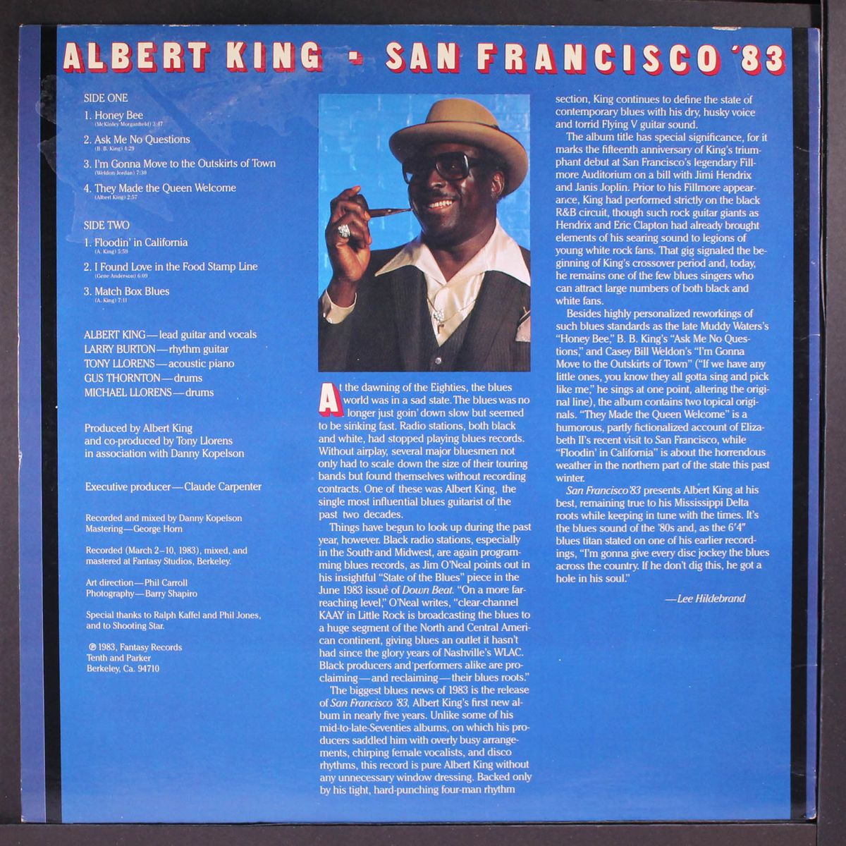 san francisco '83 by ALBERT KING