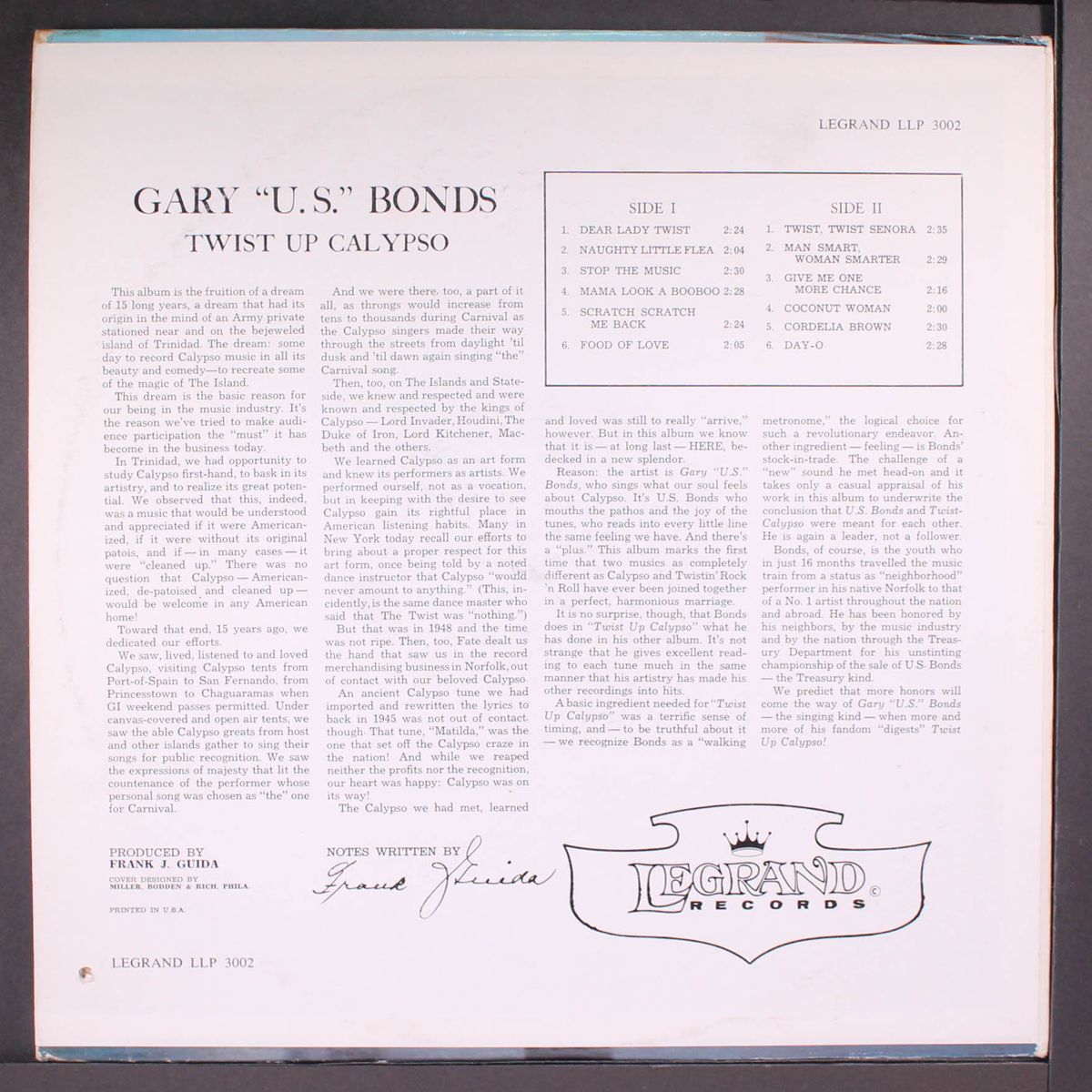 twist up calypso by GARY 'U.S.' BONDS