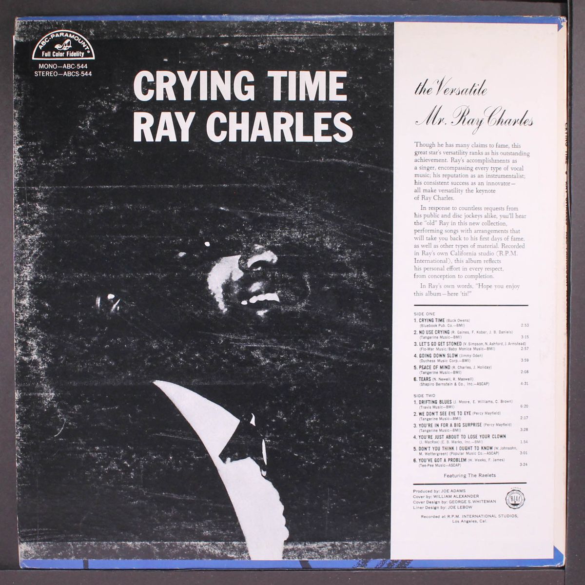 crying time by RAY CHARLES
