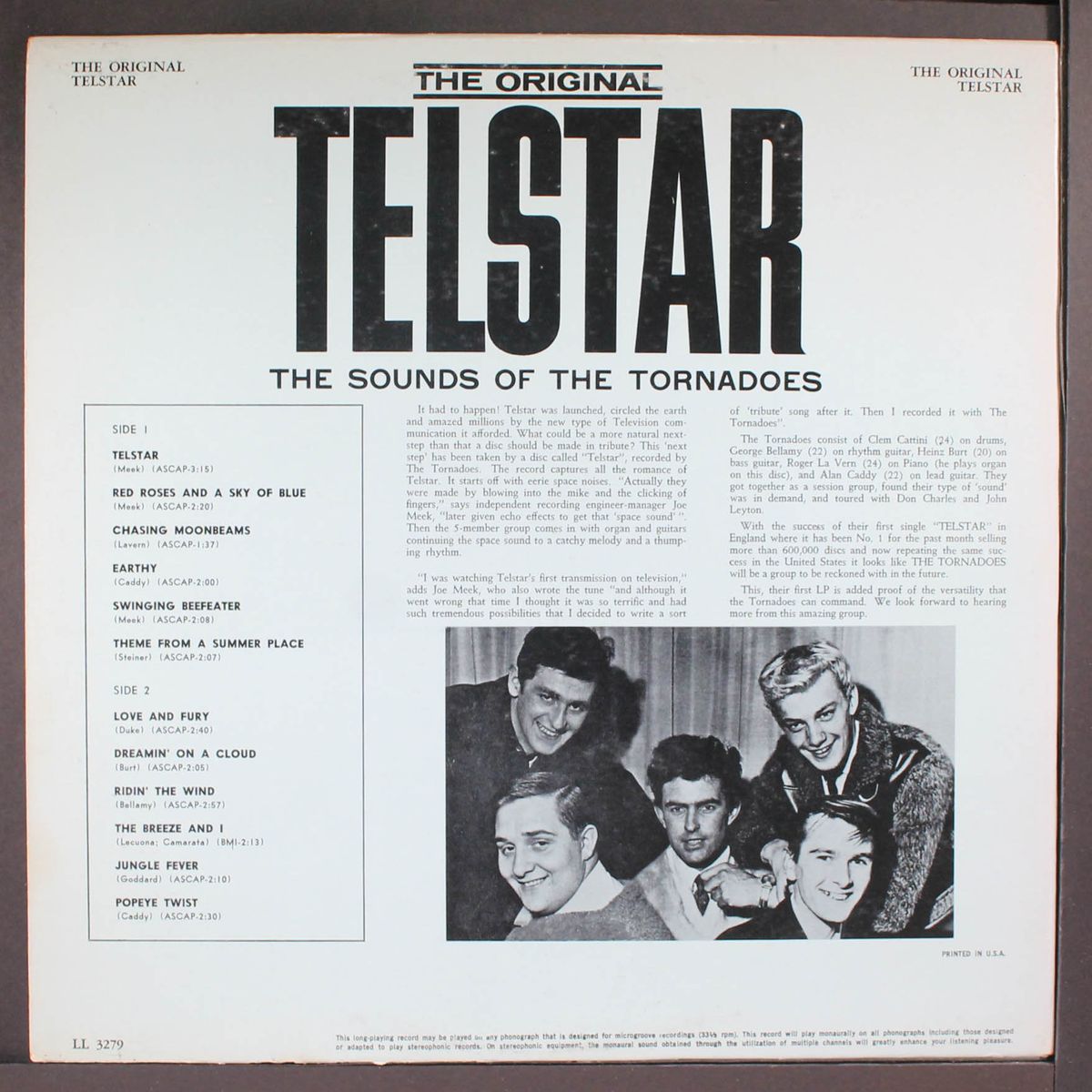 telstar by TORNADOES