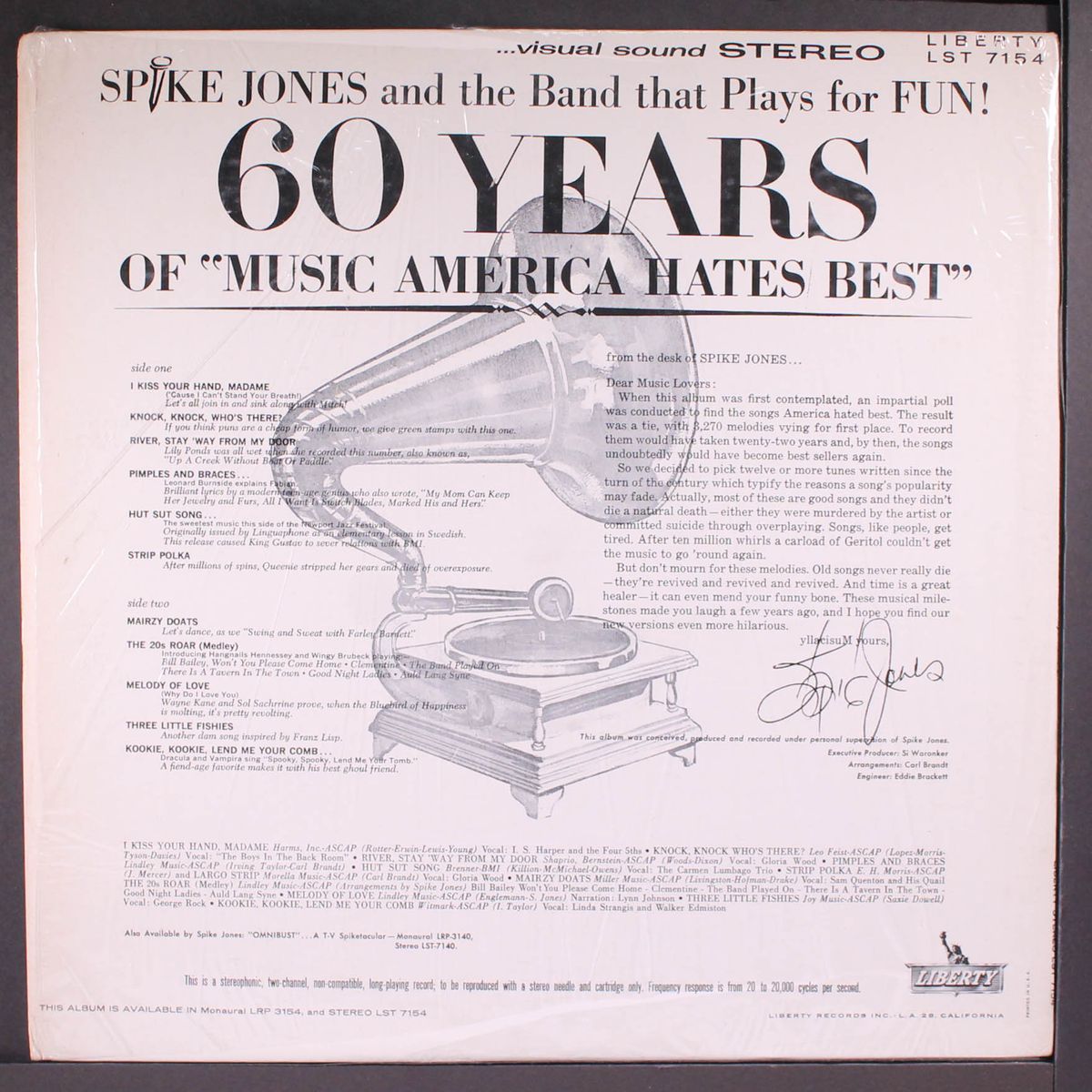 60 years of music america hates best by SPIKE JONES