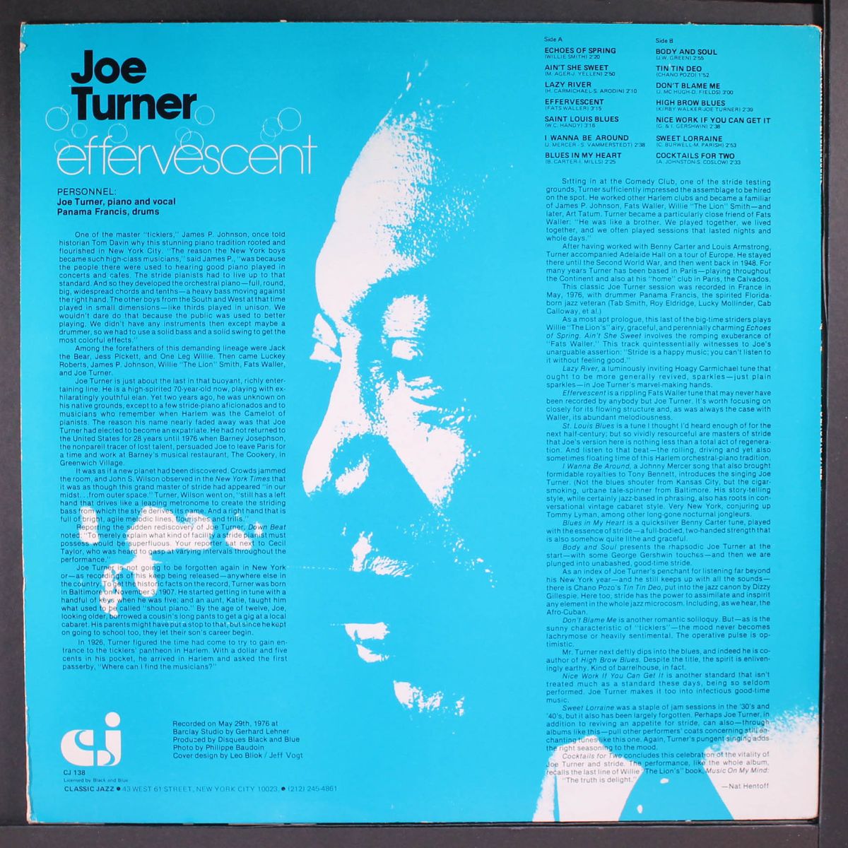 effervescent by JOE TURNER