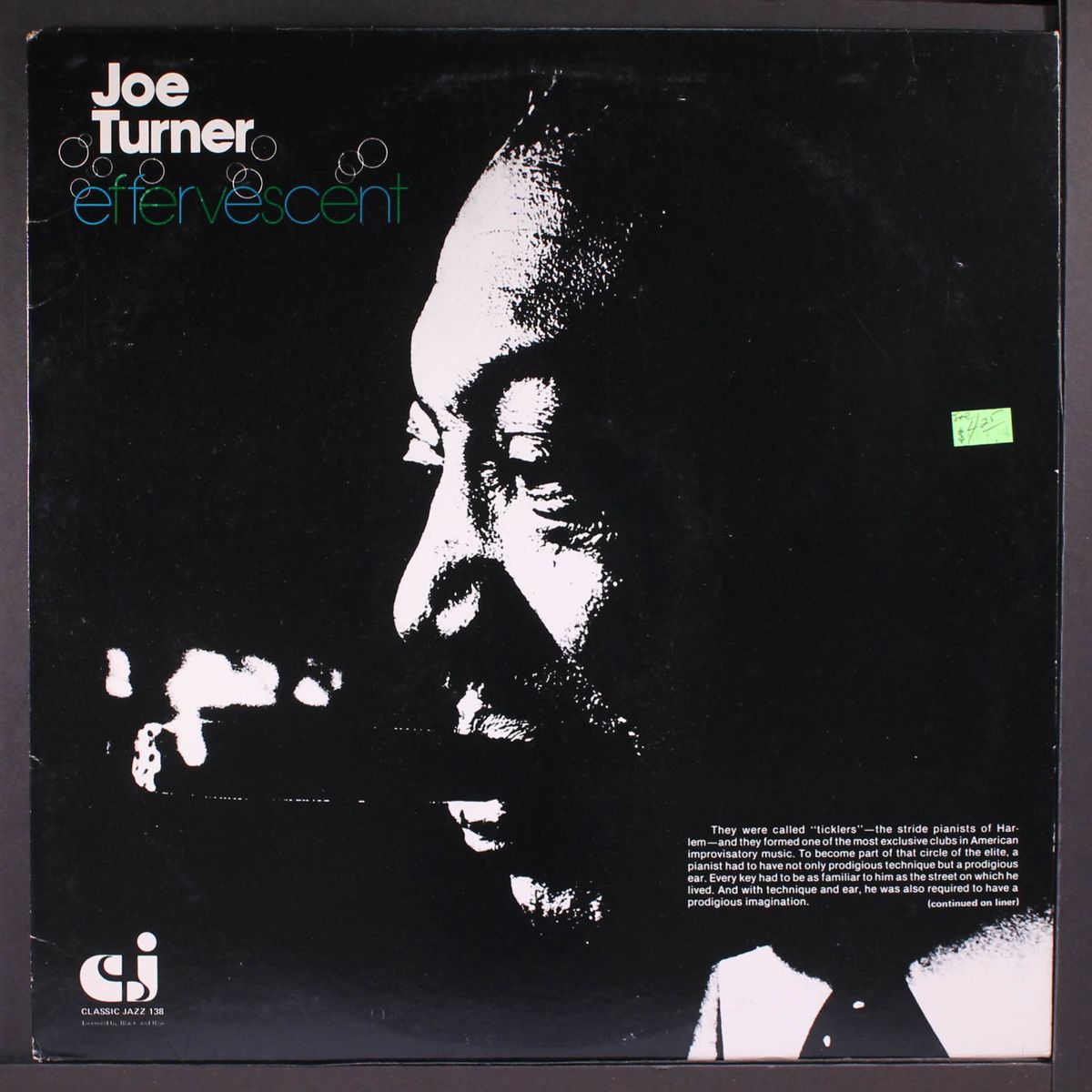 effervescent by JOE TURNER