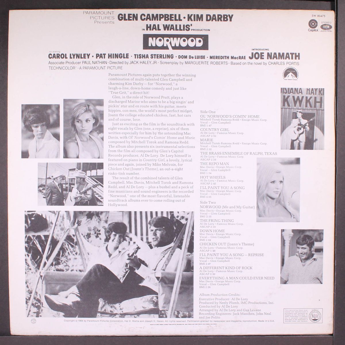 norwood soundtrack by GLEN CAMPBELL