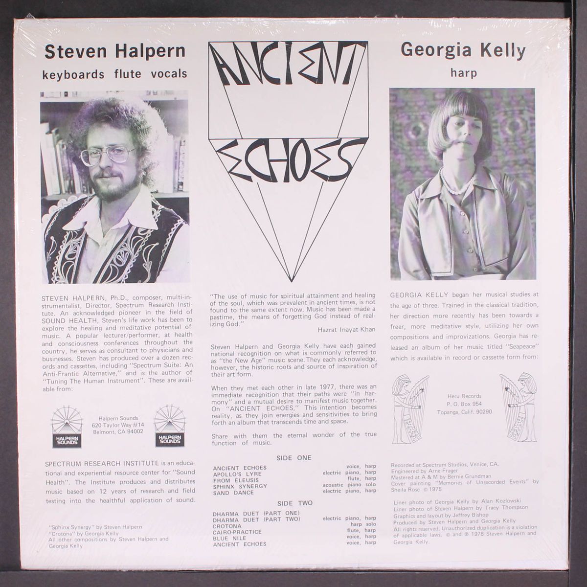 ancient echoes by STEVE HALPERN & GEORGIA KELLY