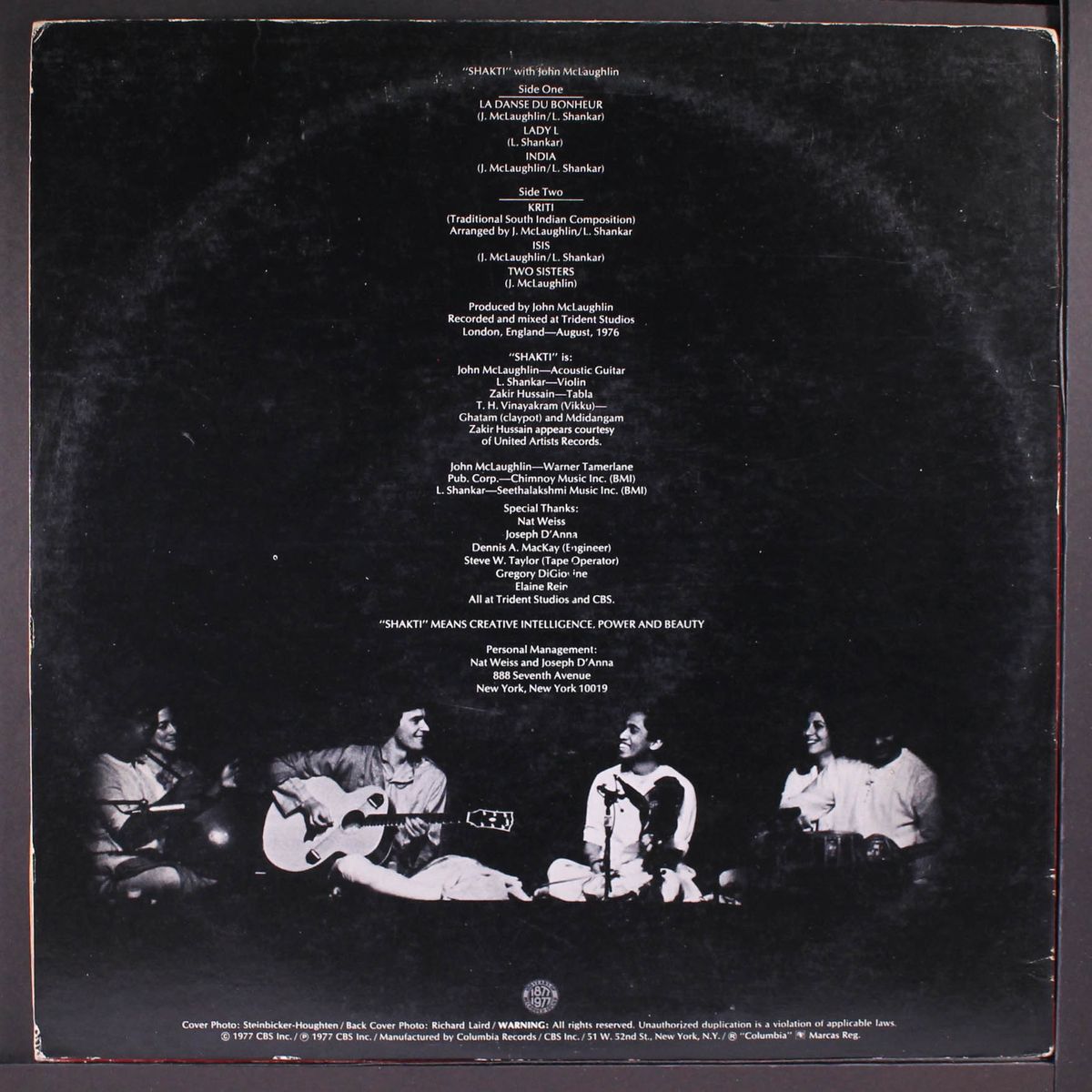 a handful of beauty by JOHN MCLAUGHLIN & SHAKTI