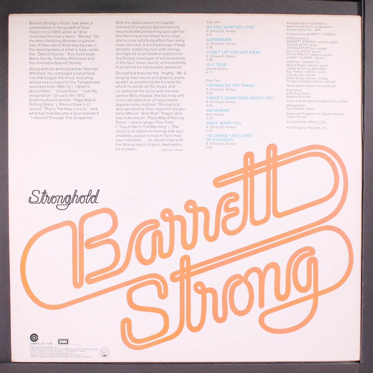 stronghold by BARRETT STRONG