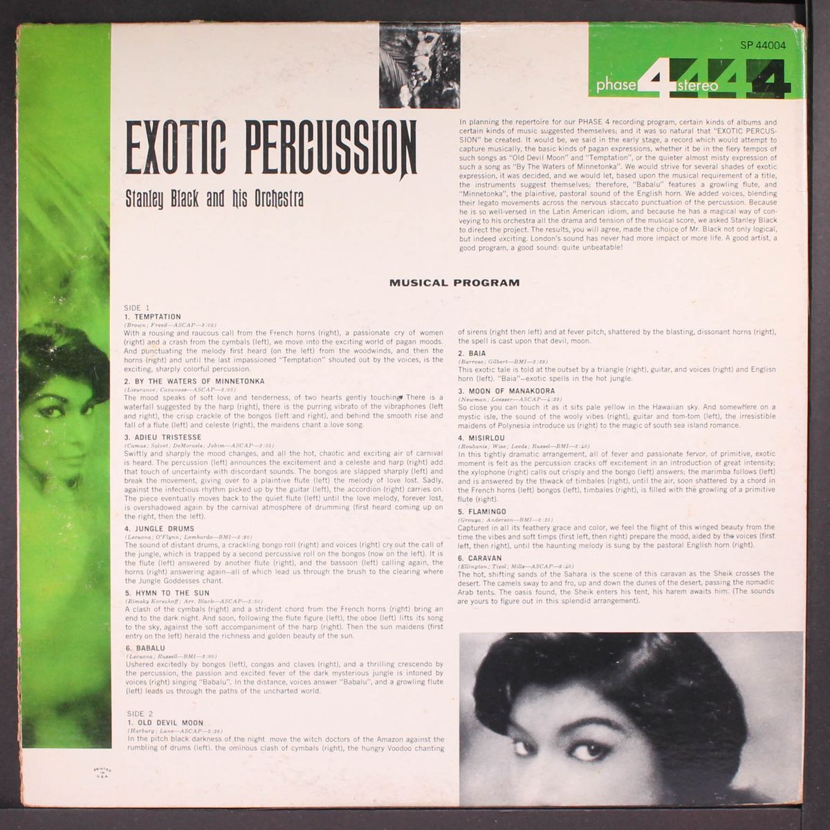 exotic percussion by STANLEY BLACK & HIS ORCHESTRA