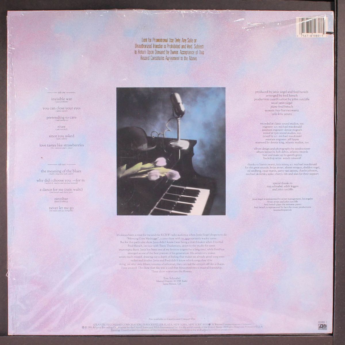 short stories by JANIS SIEGEL & FRED HERSCH