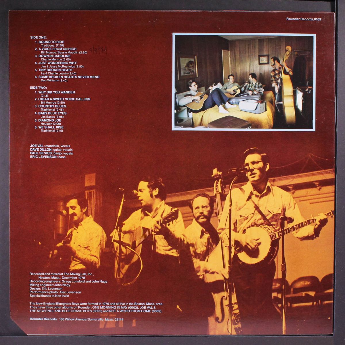 bound to ride by JOE VAL & NEW ENGLAND BLUEGRASS BOYS