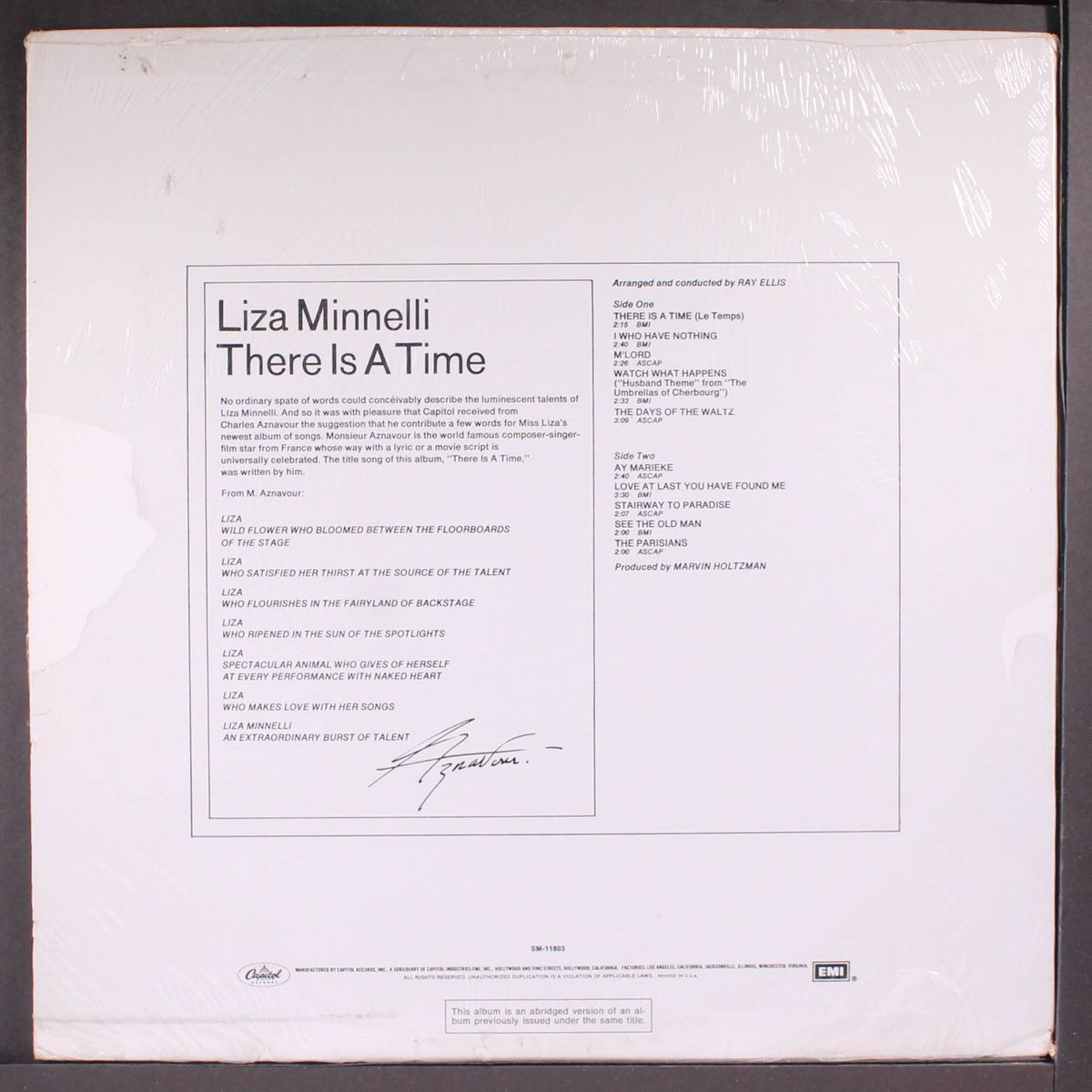 there is a time by LIZA MINNELLI