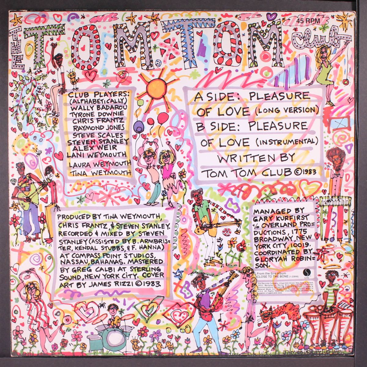 pleasure of love / instro by TOM TOM CLUB