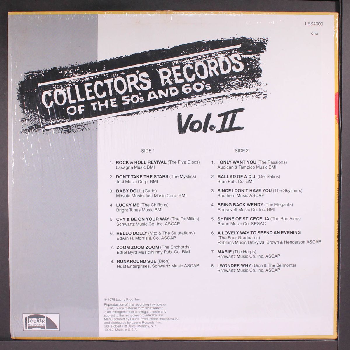 collector's records of the 50's & 60's vol. 2 by VARIOUS
