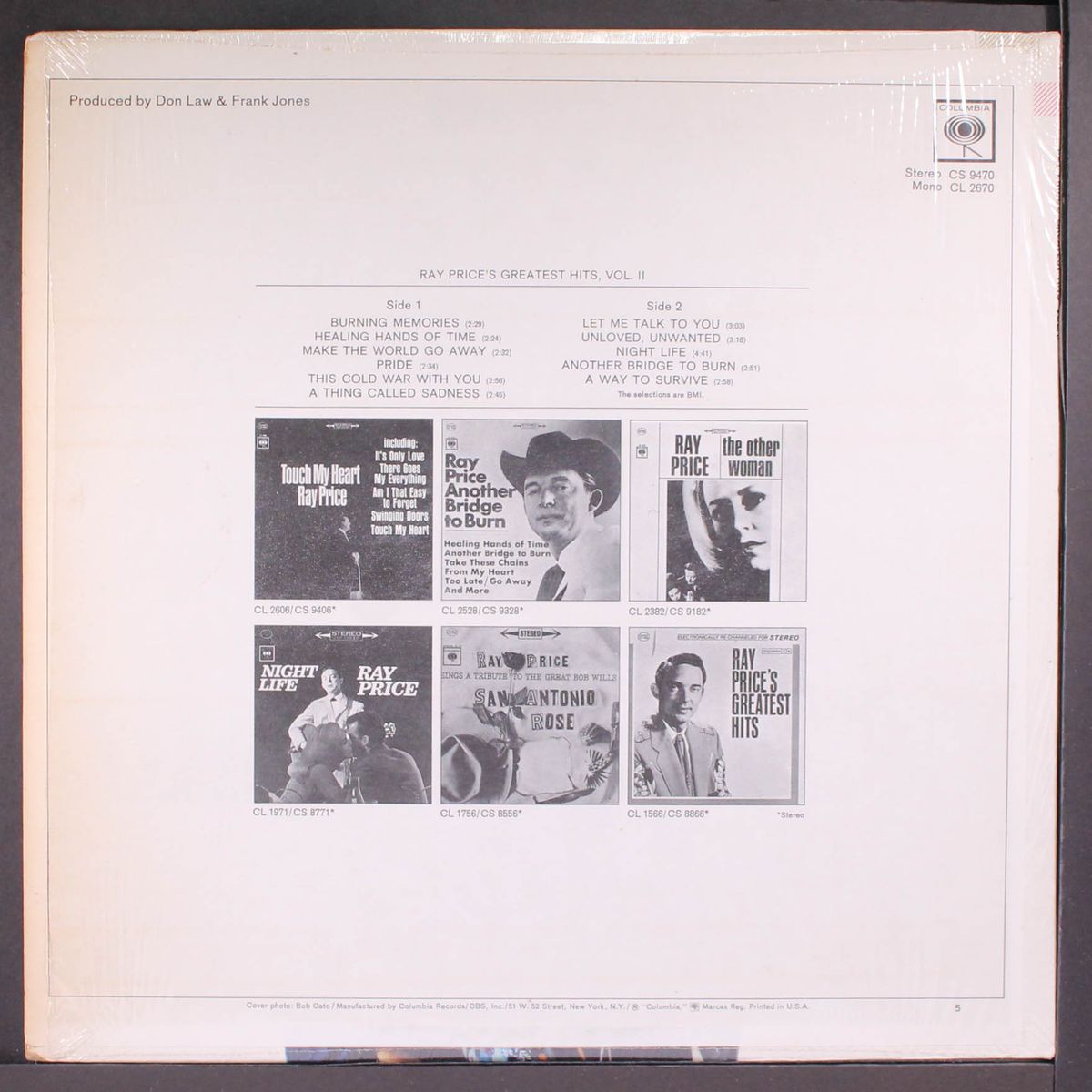 greatest hits, vol. 2 by RAY PRICE