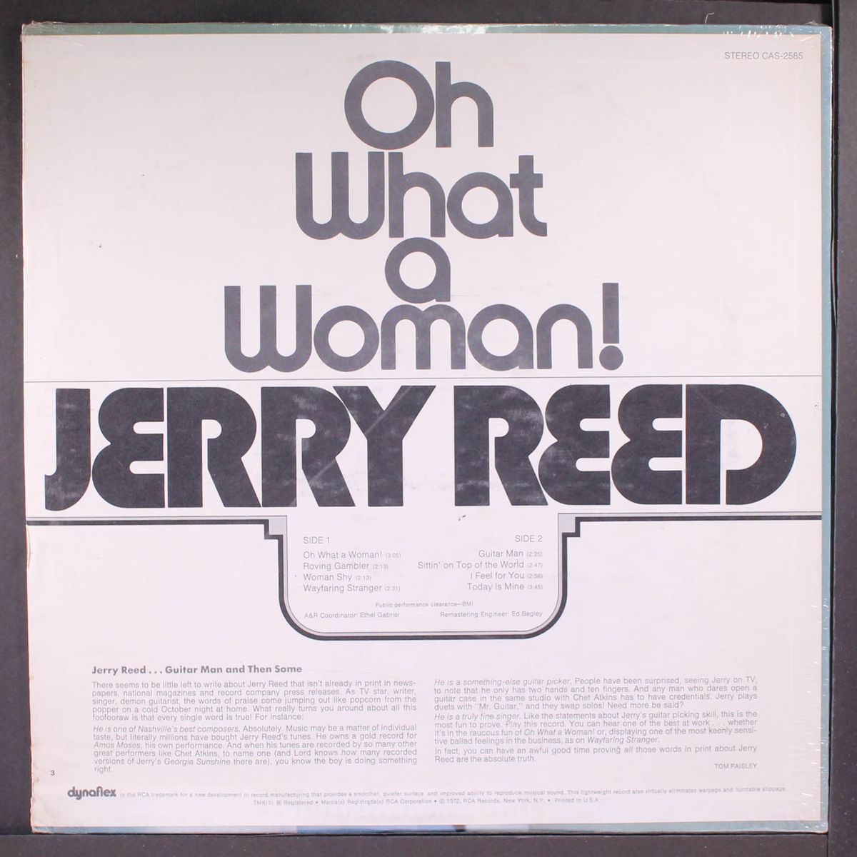 oh what a woman! by JERRY REED