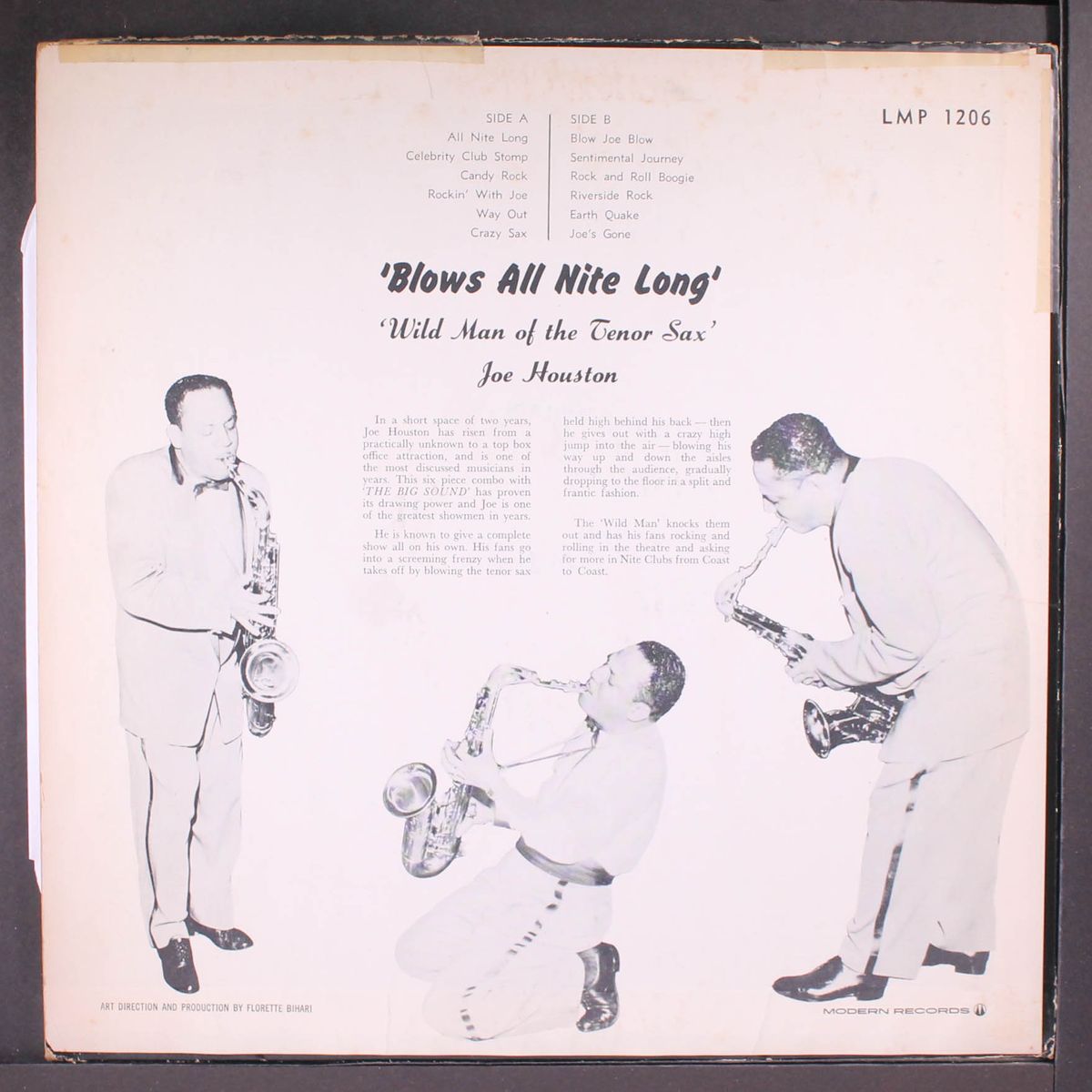 blows all nite long by JOE HOUSTON