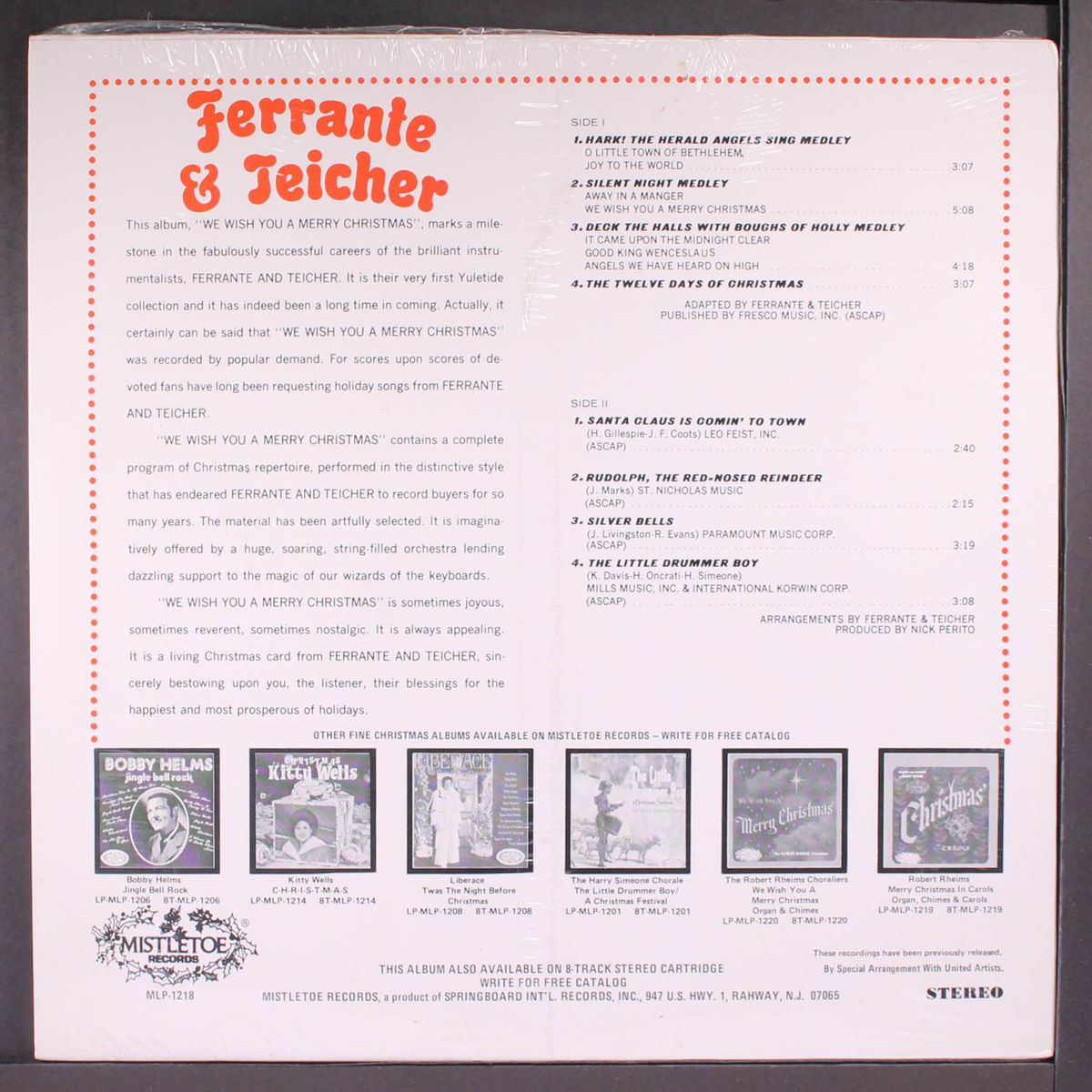we wish you a merry christmas by FERRANTE & TEICHER