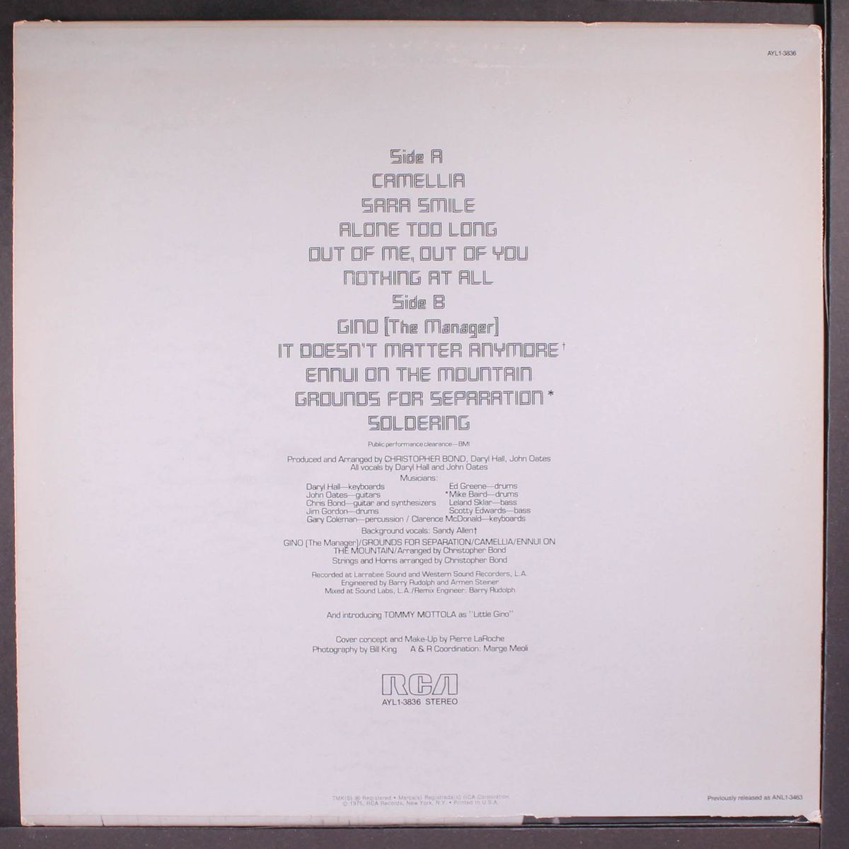 hall & oates by HALL & OATES