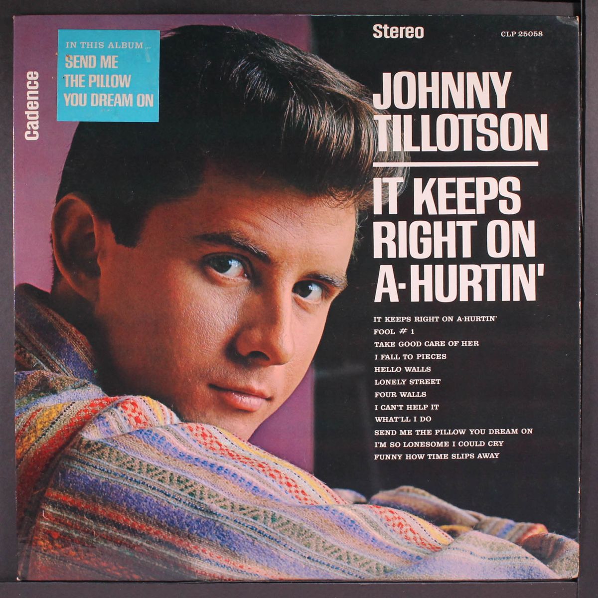 it keeps right on a-hurtin' by JOHNNY TILLOTSON
