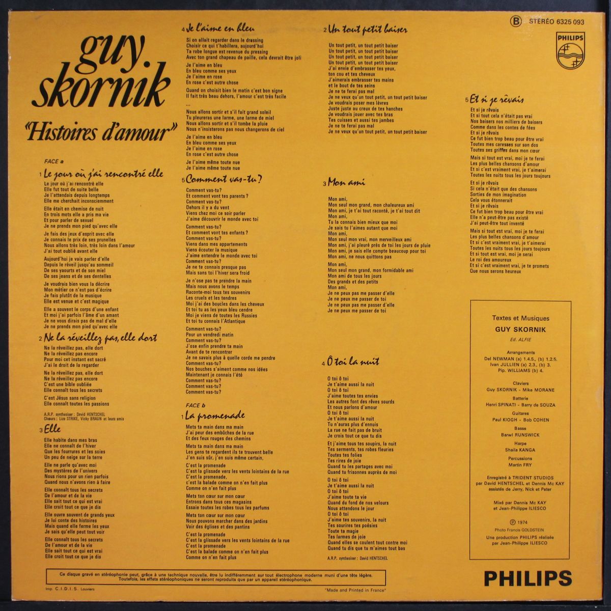 histoires d'amour by GUY SKORNIK