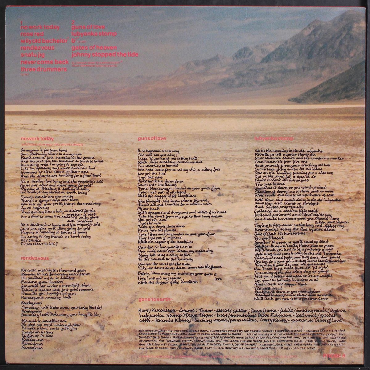 folk in hell by GONE TO EARTH