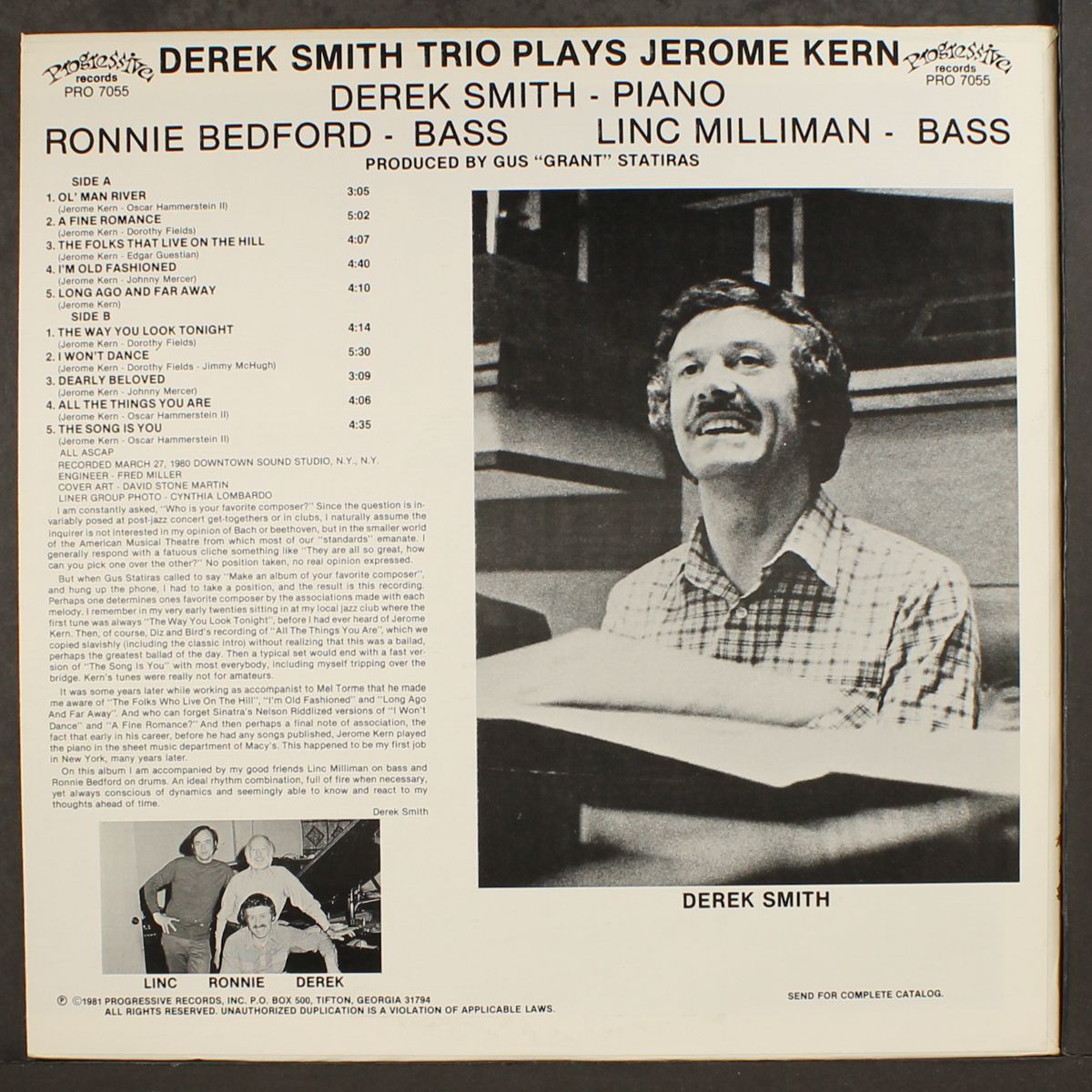 plays jerome kern by DEREK SMITH