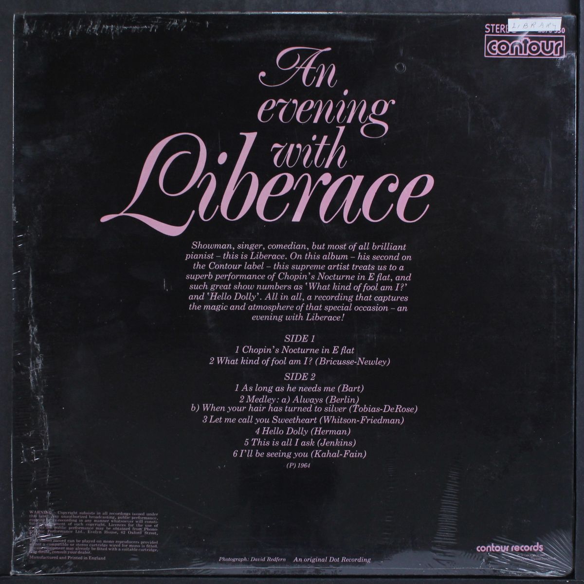 an evening with by LIBERACE