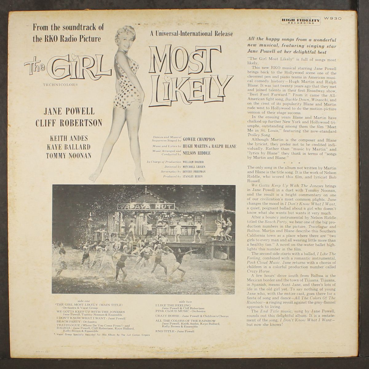 the girl most likely by SOUNDTRACK