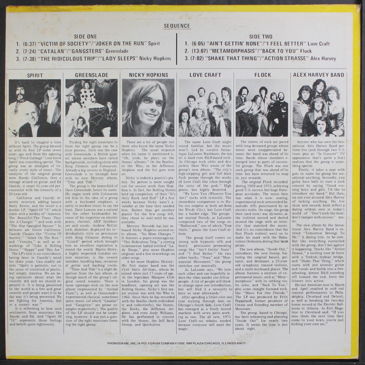 a mercury in-store play special by SPIRIT & OTHERS