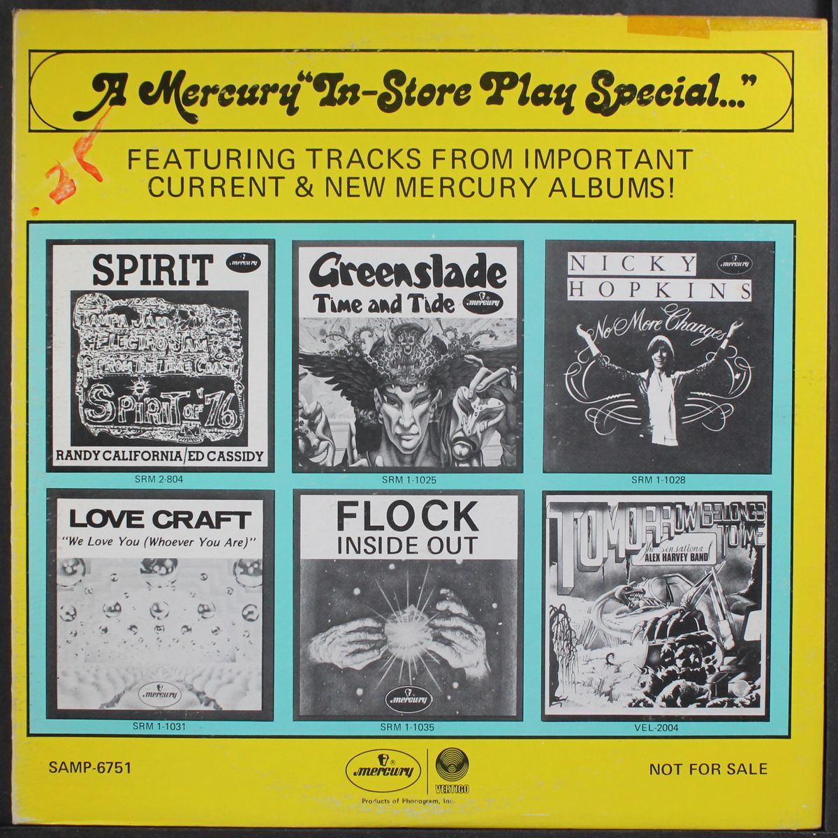 a mercury in-store play special by SPIRIT & OTHERS