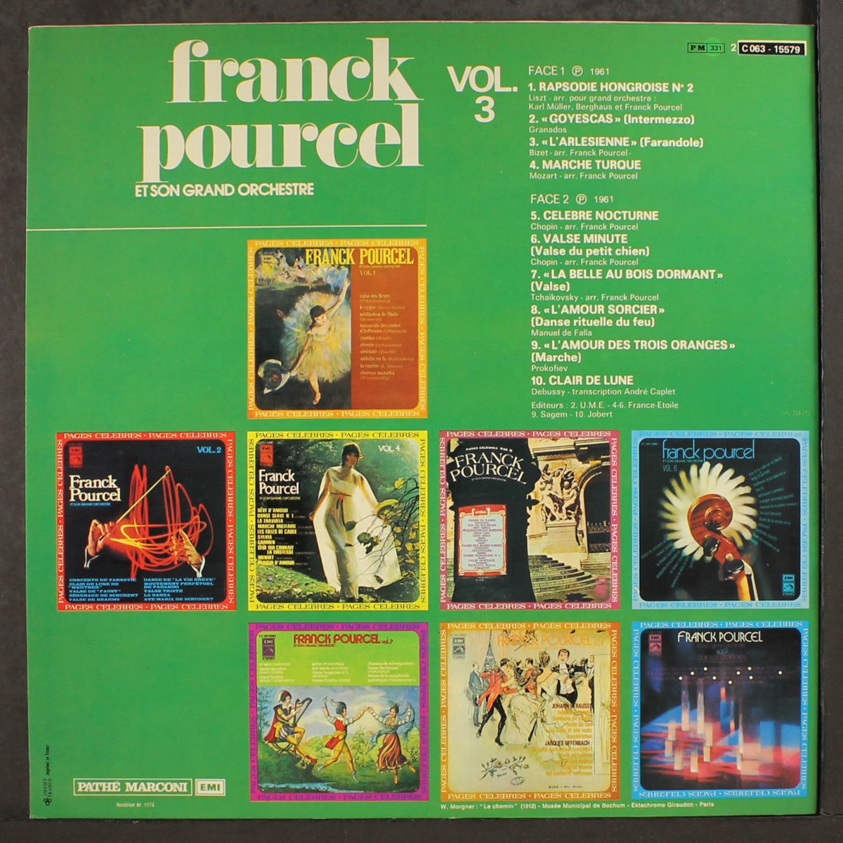 pages celebres vol. 3 by FRANK POURCEL