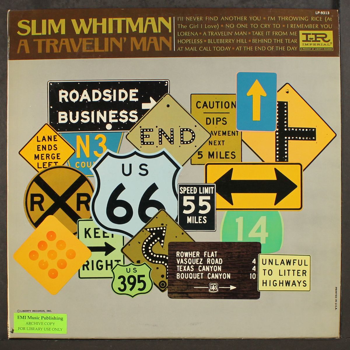 a travelin' man by SLIM WHITMAN
