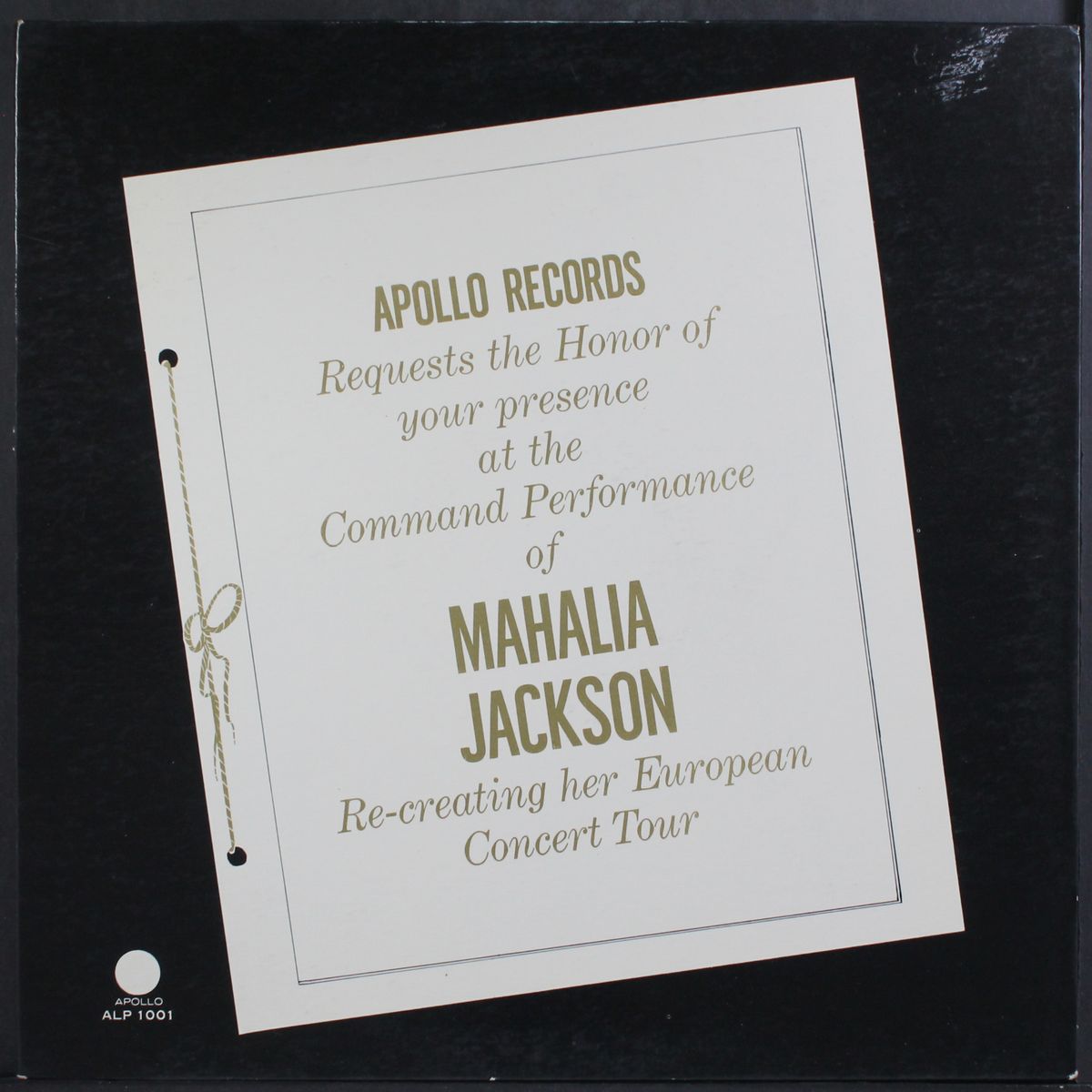 command performance by MAHALIA JACKSON