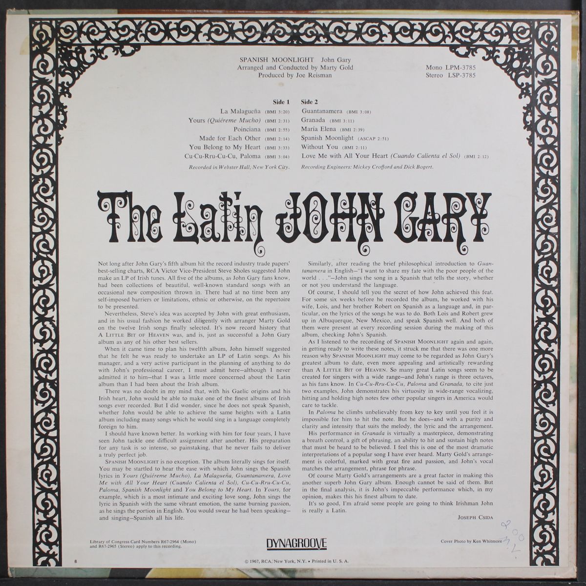spanish moonlight by JOHN GARY