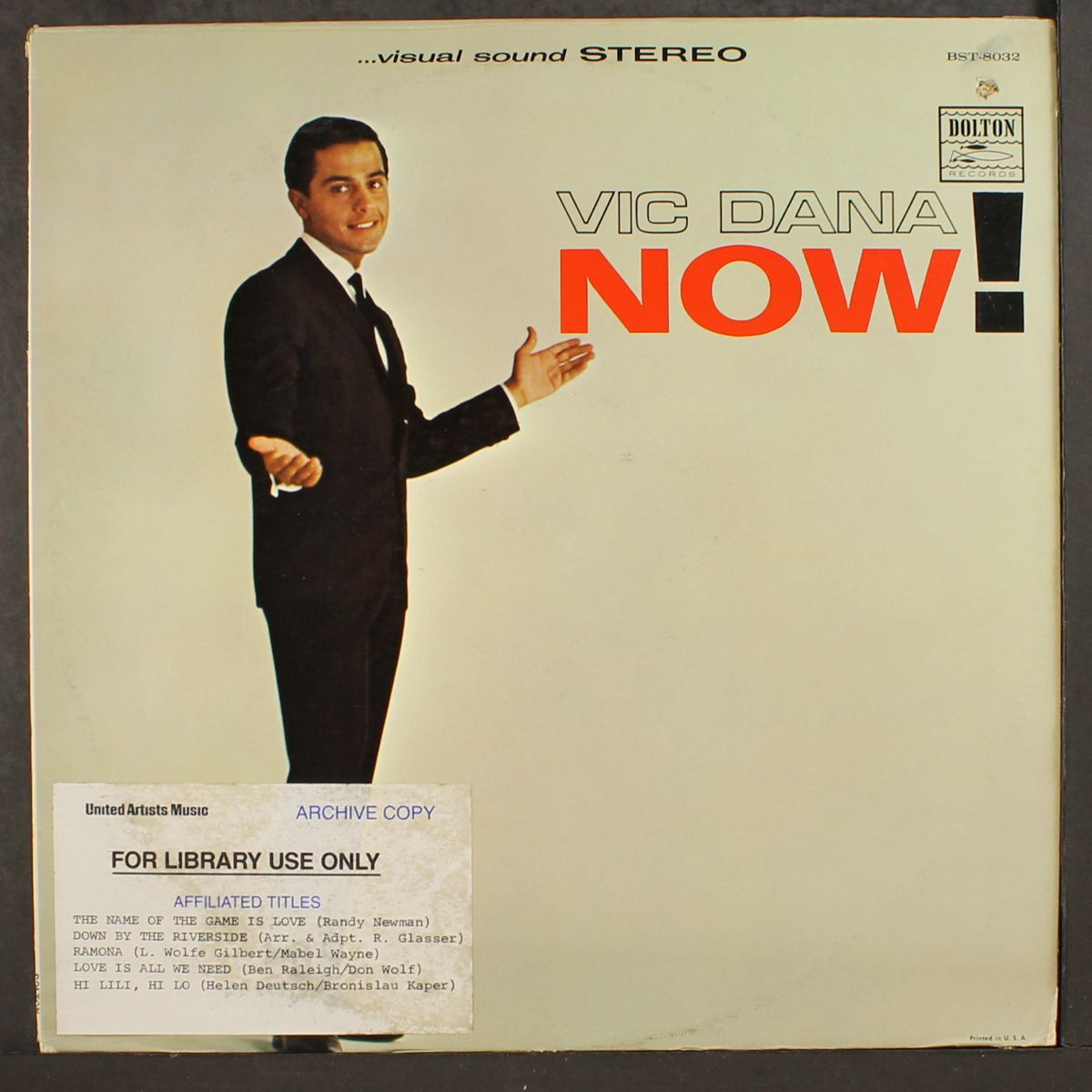 now! by VIC DANA