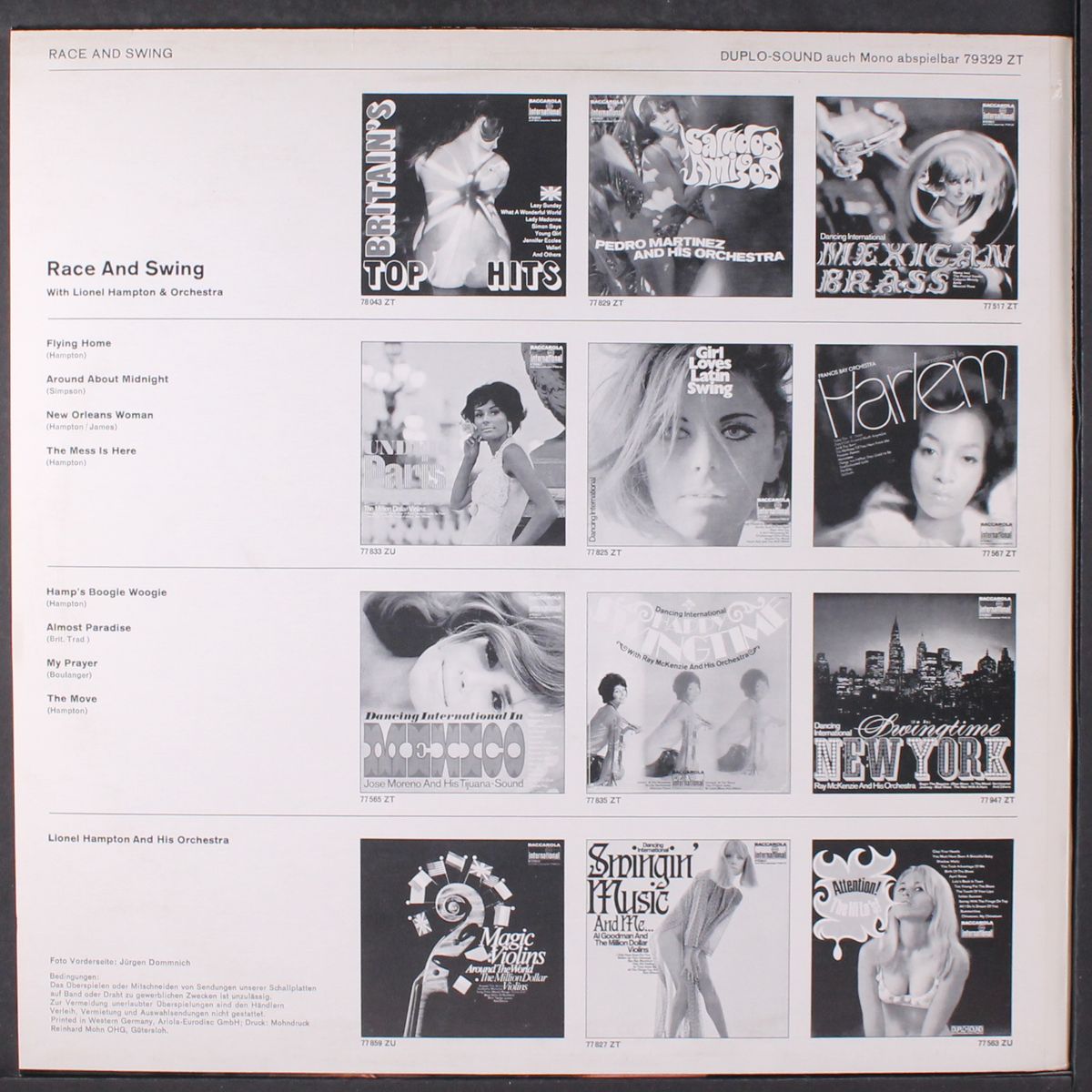 race and swing by LIONEL HAMPTON