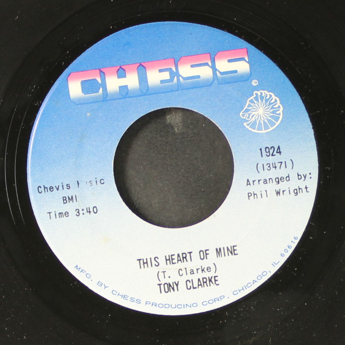 the entertainer / this heart of mine by TONY CLARKE
