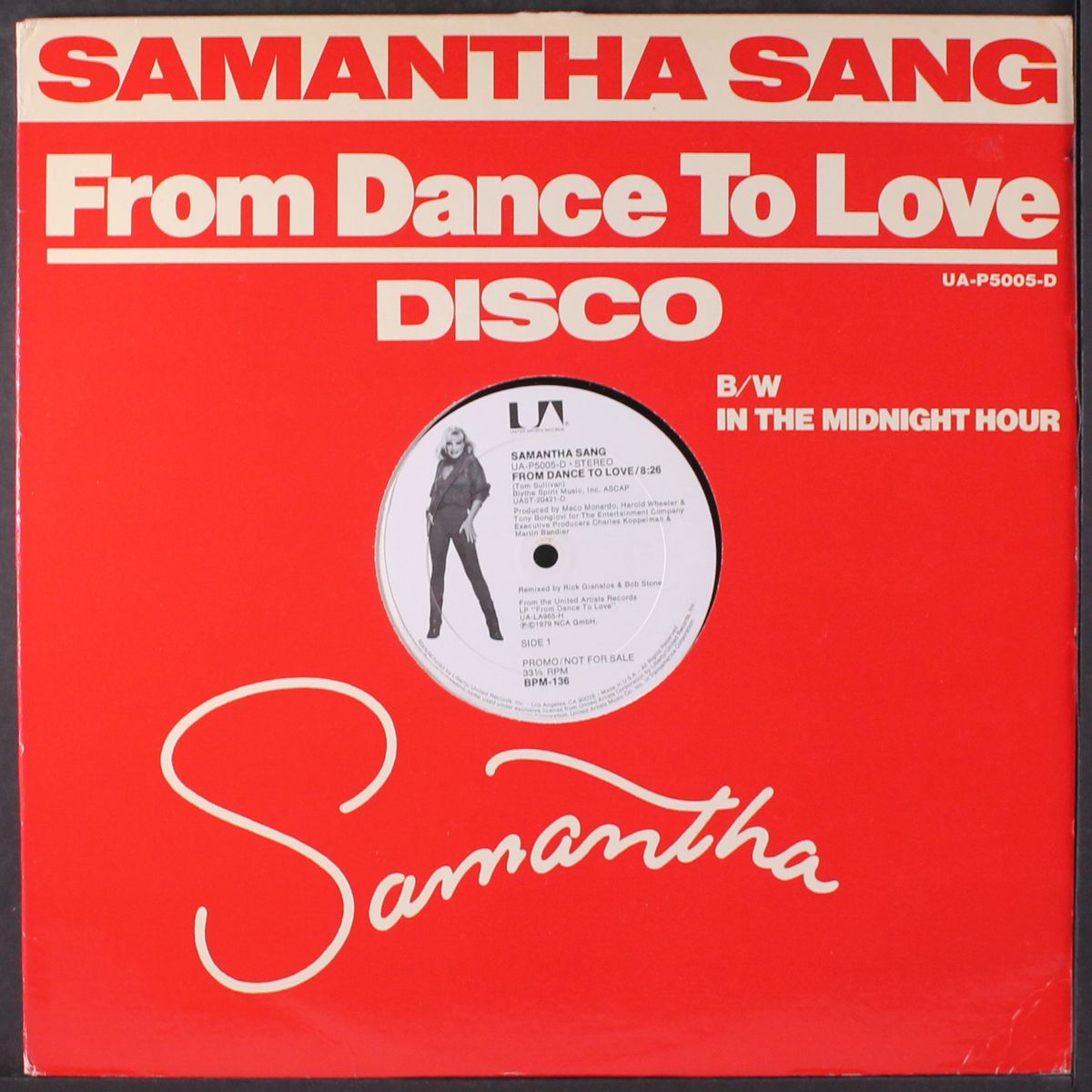 from dance to love / in the midnight hour by SAMANTHA SANG