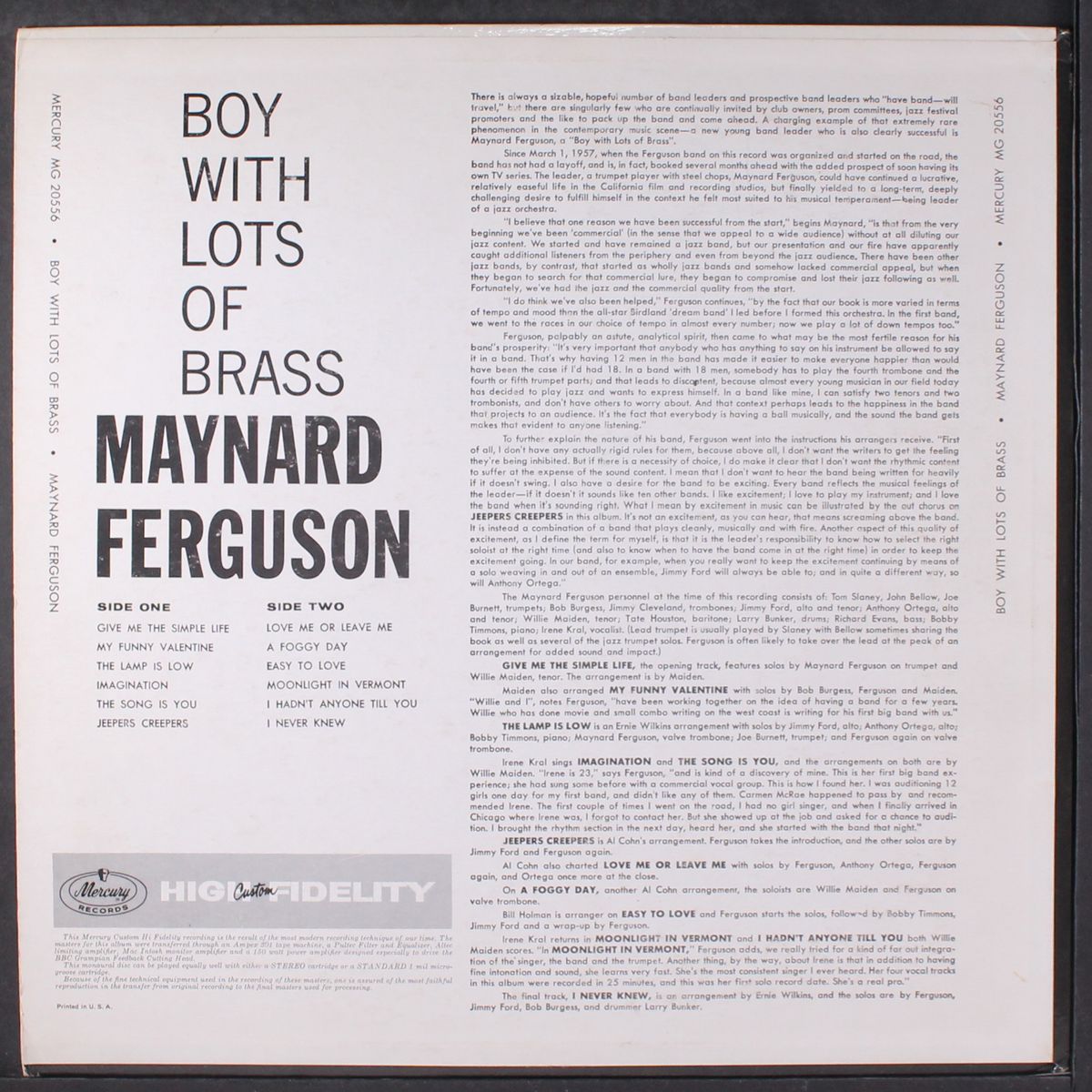 boy with lots of brass by MAYNARD FERGUSON
