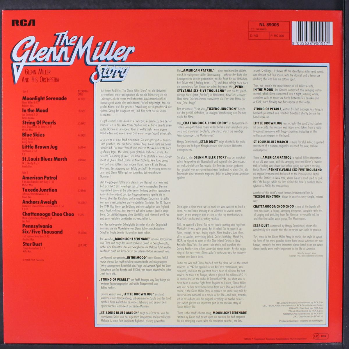 the glenn miller story by GLENN MILLER